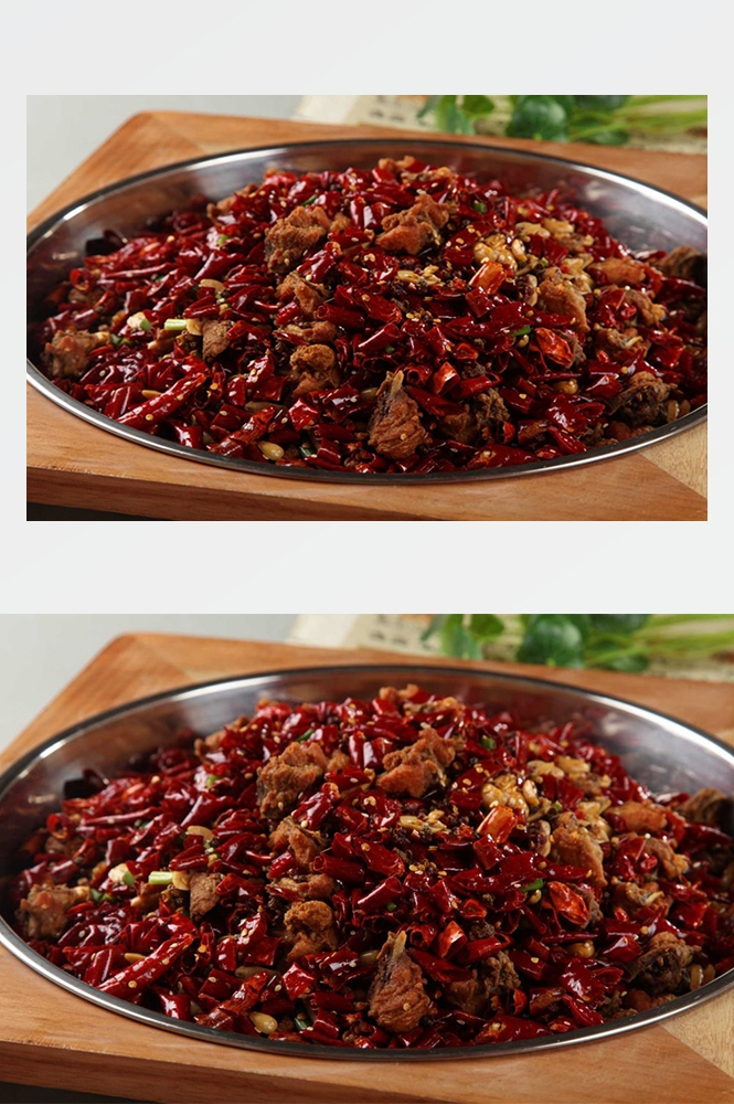 高清美食菜谱JPG图片辣子鸡川菜摄影美工设计喷绘打印合成素材