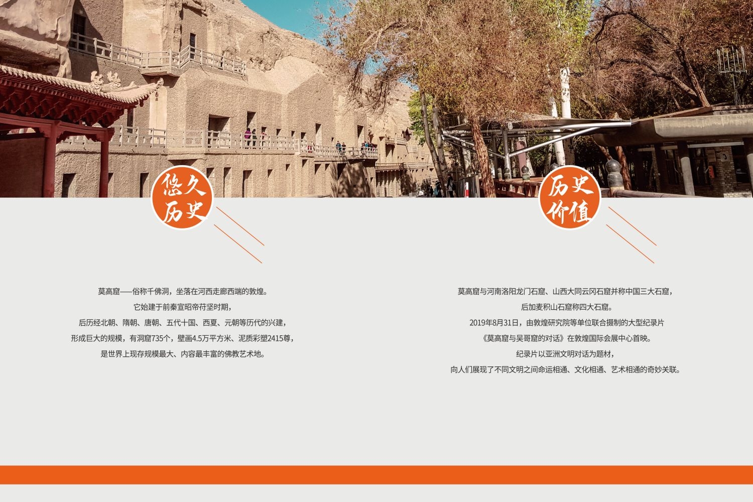 敦煌旅游画册敦煌旅行路线景点介绍宣传手册设计素材3