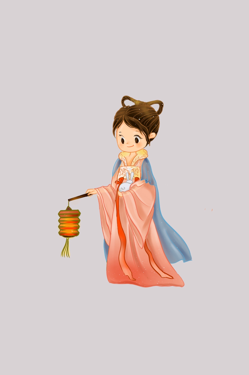 卡通嫦娥仙女中秋节免抠素材装饰元素94