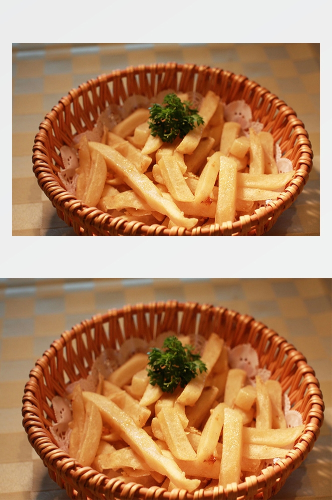 高清美食菜品菜谱JPG图片油炸薯条图库美工设计喷绘打印合成素材
