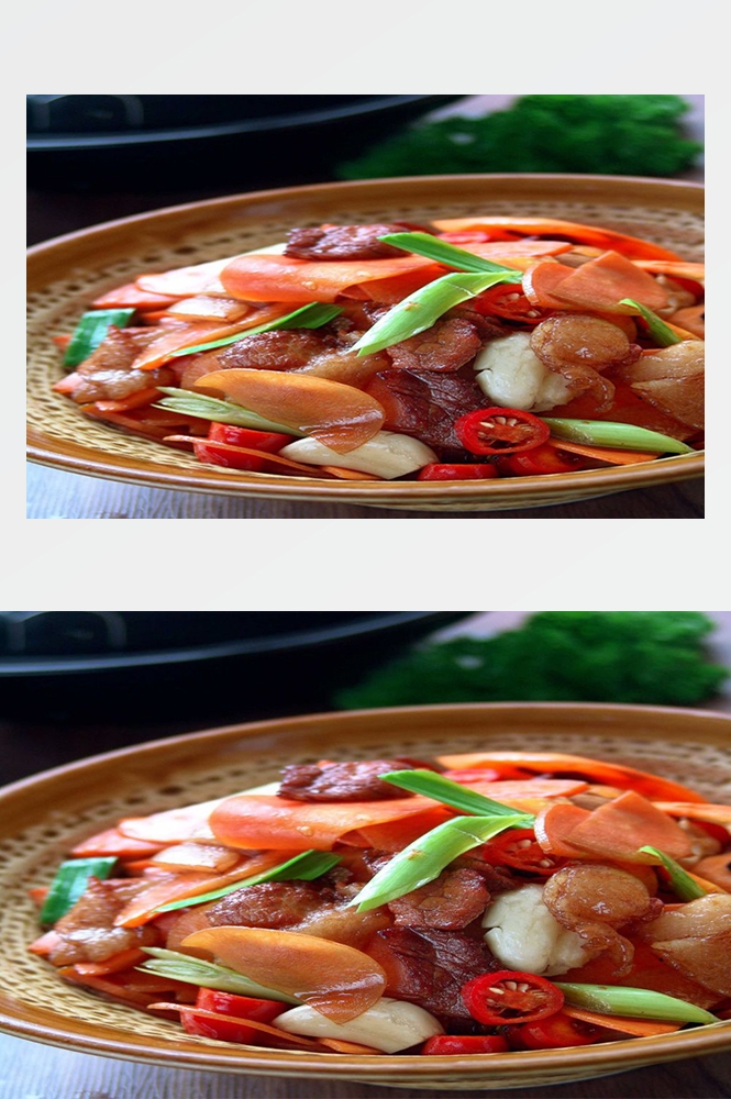 高清美食菜品菜谱回锅肉摄影美工设计喷绘打印合成素材