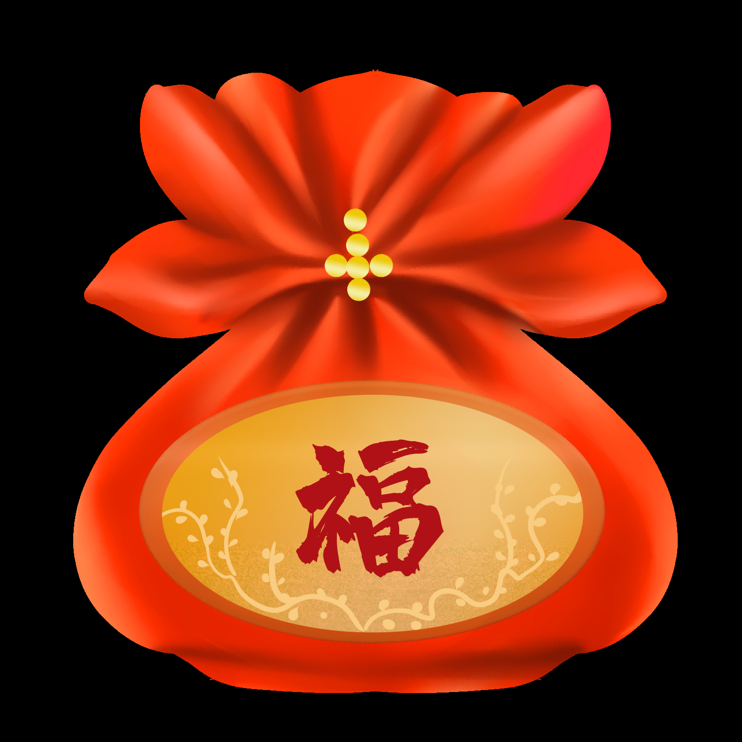 福袋钱袋插画图片装饰元素免抠素材70