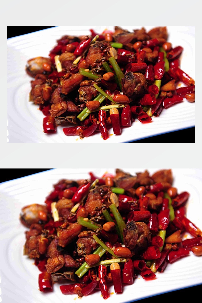 高清美食菜谱JPG图片辣子鸡川菜摄影美工设计喷绘打印合成素材