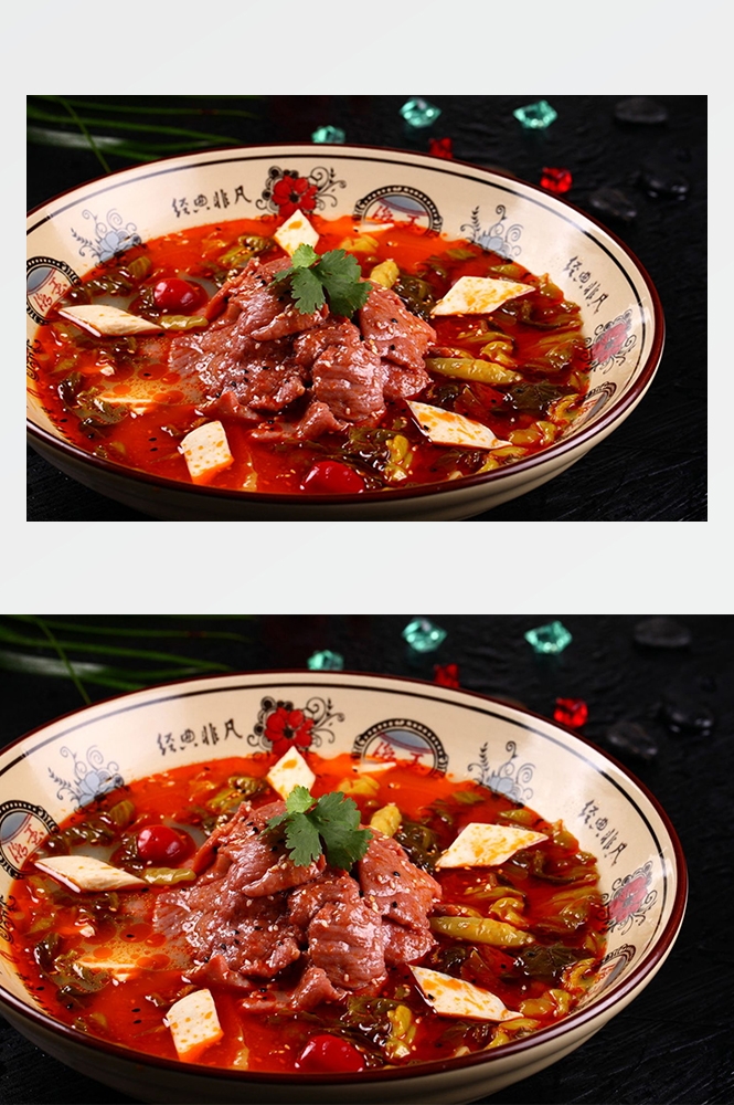 高清美食菜品菜谱JPG图片水煮肉片摄影美工设计喷绘打印合成素材  (12)