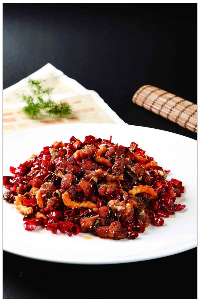 高清美食菜谱JPG图片辣子鸡川菜摄影美工设计喷绘打印合成素材 (3)