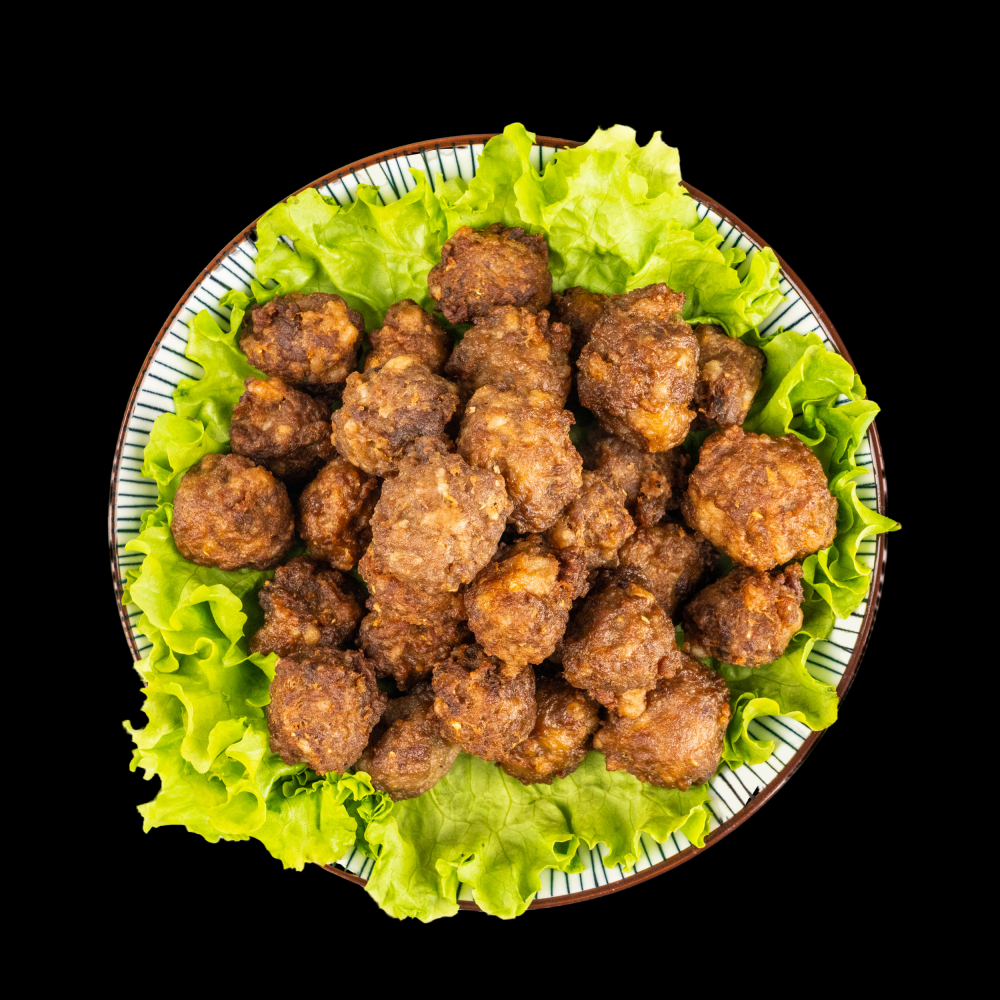 鱼肉丸子鱼丸图片元素透明背景免抠27