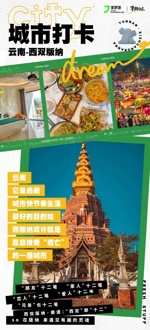 云南昆明大理洱海丽江西双版纳滇西腾冲泸沽湖旅游海报47