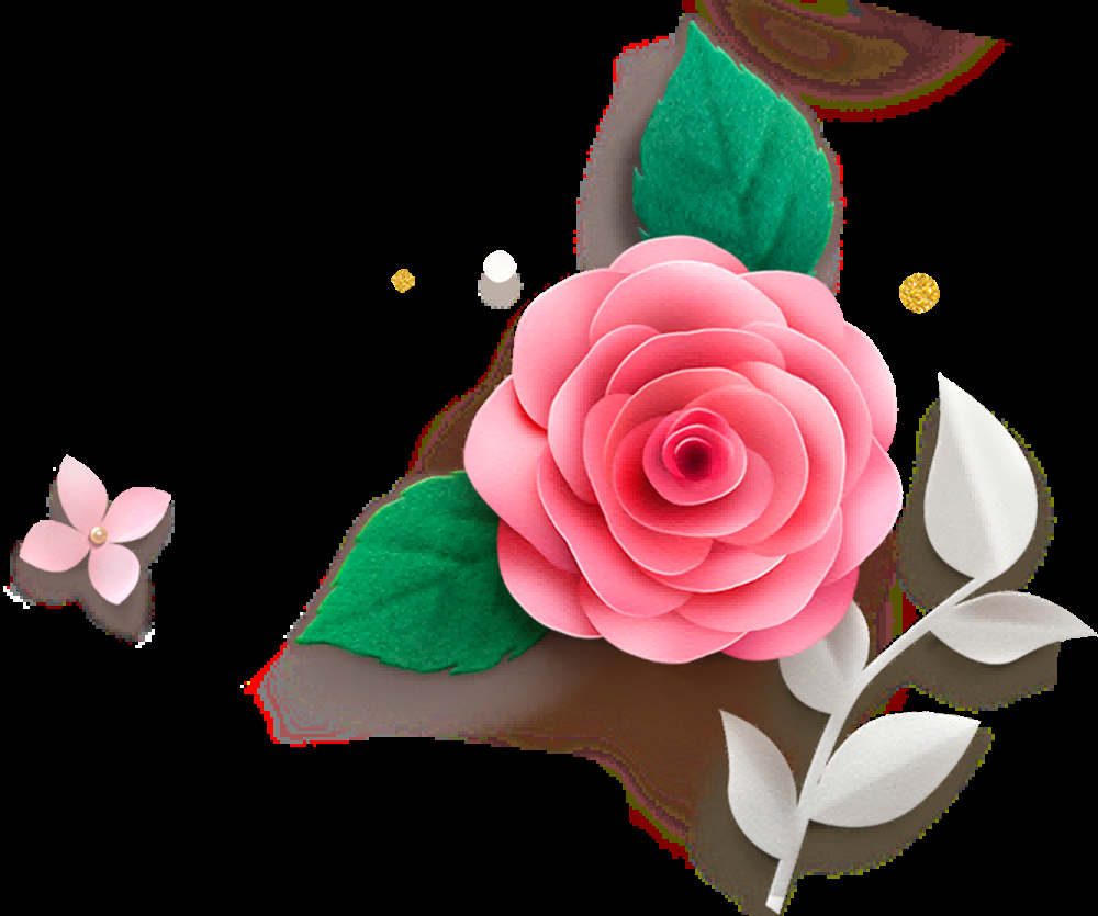 山茶花图片装饰图案插画素材24