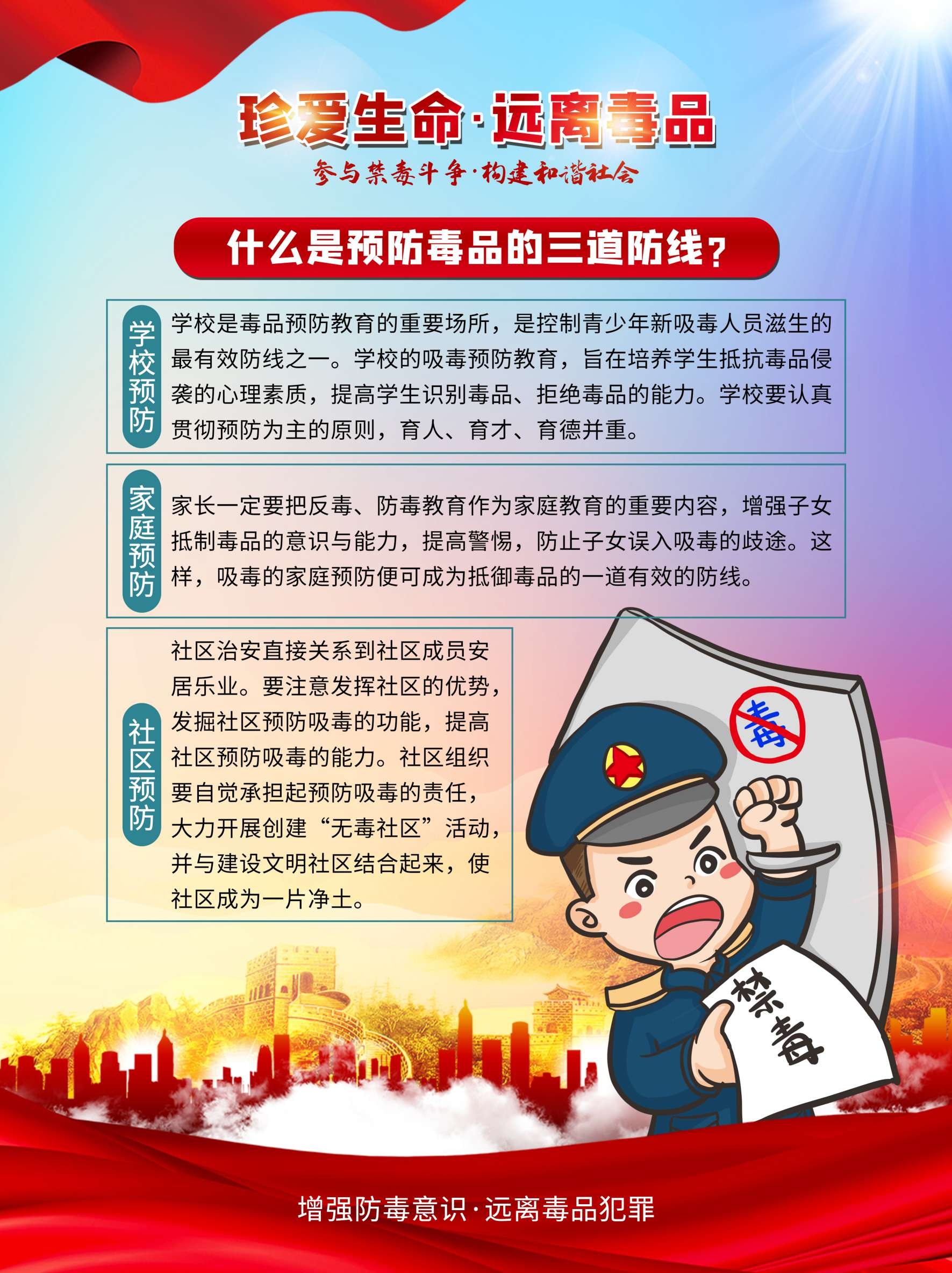 禁毒日海报珍惜生命远离毒品素材6