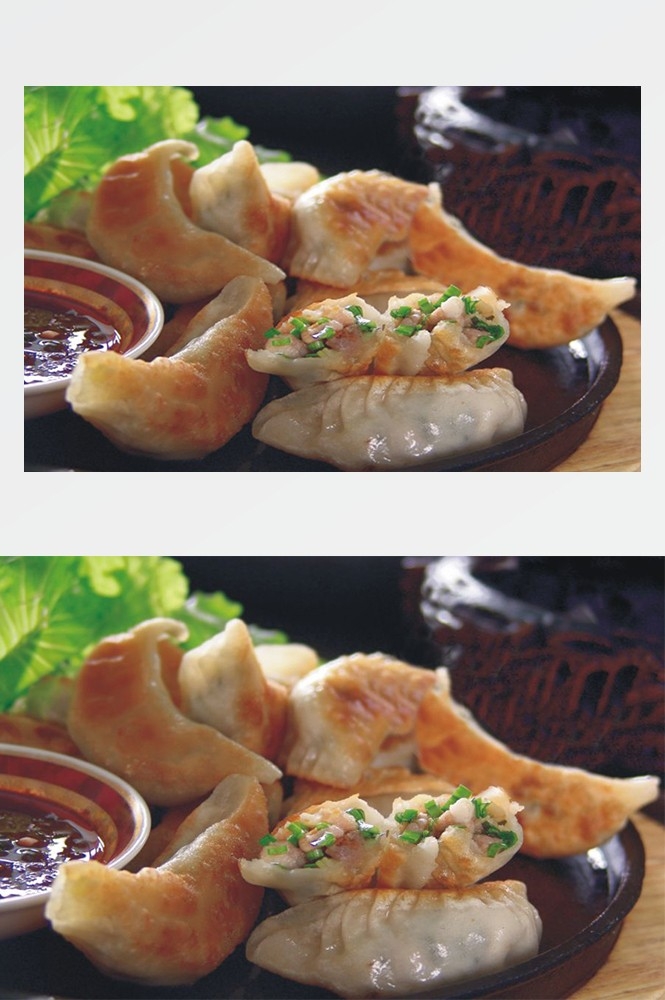 5高清美食菜品菜谱JPG图片生煎锅贴图库 (45)
