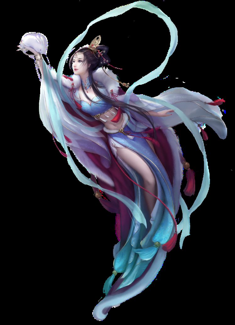 卡通嫦娥仙女中秋节免抠素材装饰元素140
