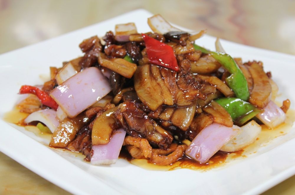高清美食菜品菜谱回锅肉摄影美工设计喷绘打印合成素材 (13)