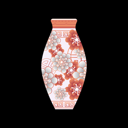 花瓶花艺装饰元素免抠素材11