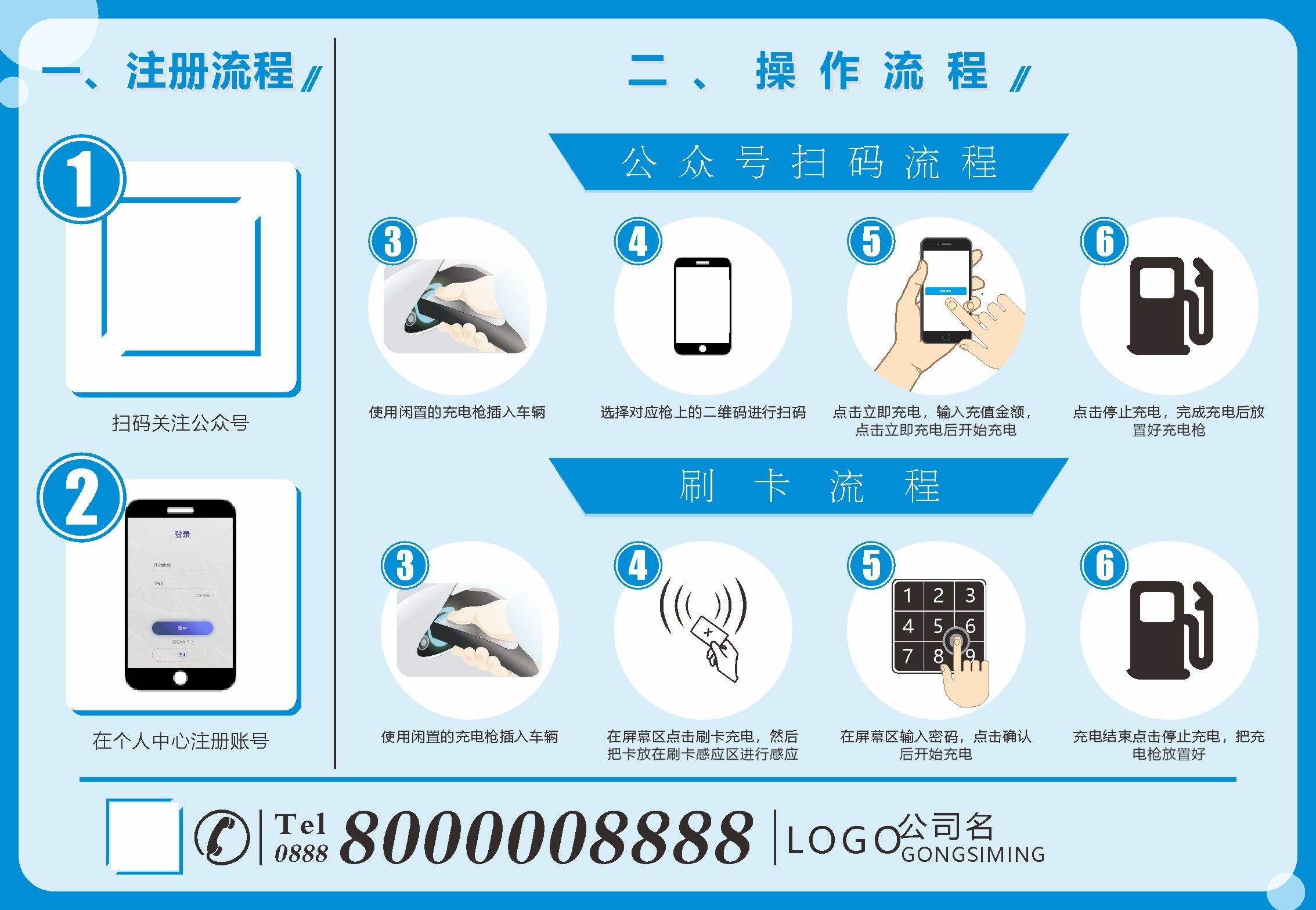 电动车充电桩充电标识标志导视素材3