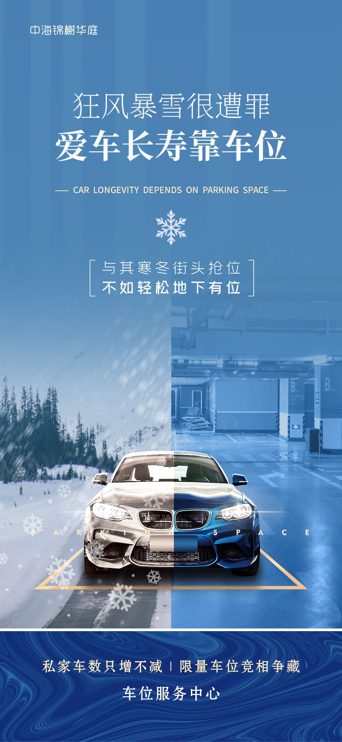 简约高端大气简约房地产热销汽车车位海报设计素材31