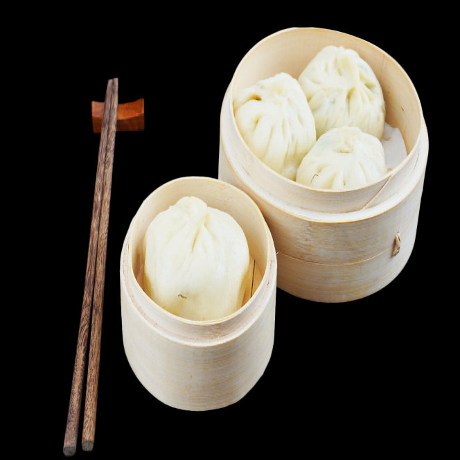 早点包子小笼包实拍免抠素材元素40