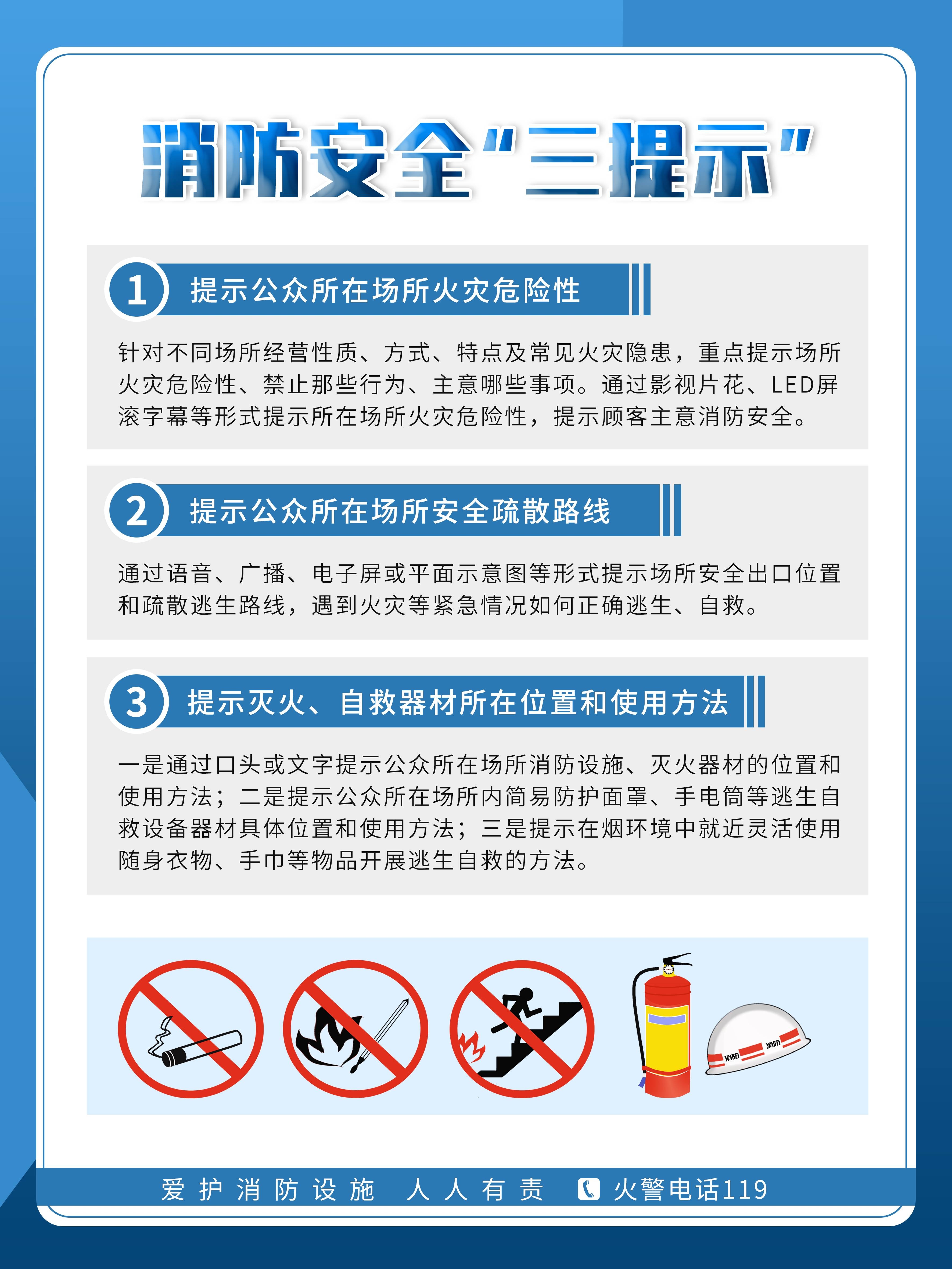 消防安全宣传知识海报挂图挂画4