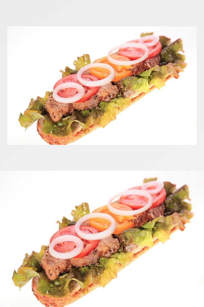 高清美食菜品菜谱汉堡美工设计素材