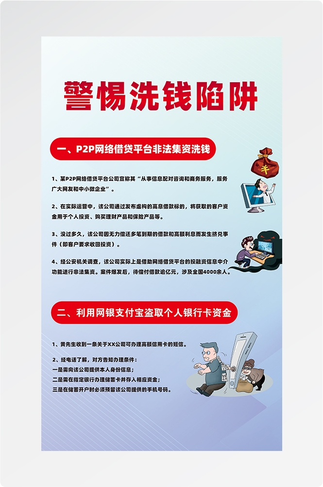 反洗钱防范知识打击洗钱犯罪金融安全素材19
