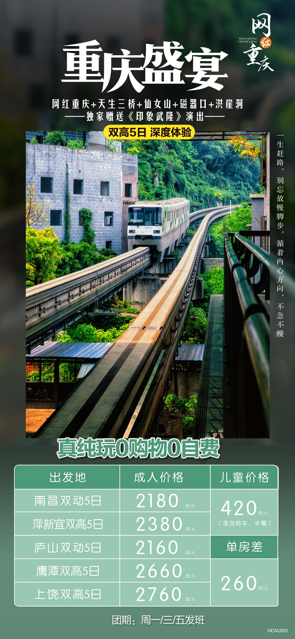重庆旅游洪崖洞朝天门武隆长江山城魔都火锅出行旅游海报长图素材31