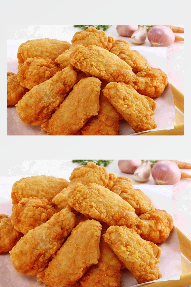 高清美食菜谱图片炸鸡腿鸡翅鸡块美工设计素材