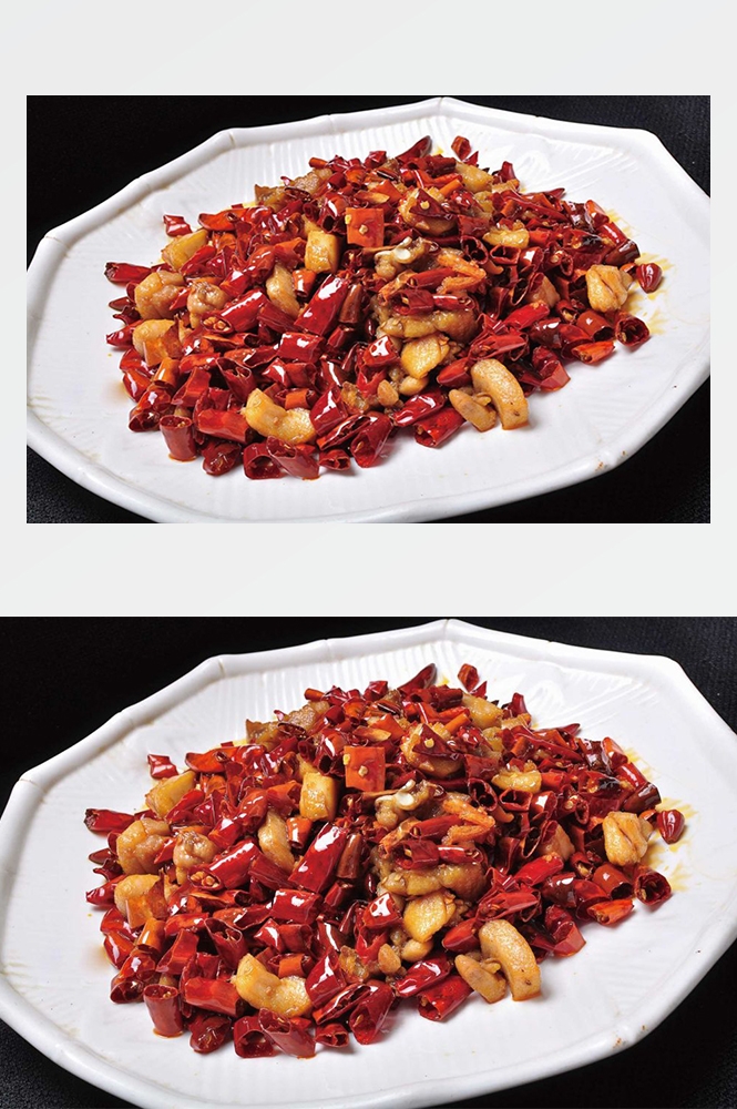 高清美食菜谱JPG图片辣子鸡川菜摄影美工设计喷绘打印合成素材