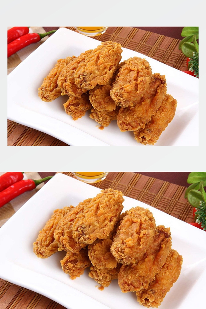 高清美食菜谱图片炸鸡腿鸡翅鸡块美工设计素材 (41)