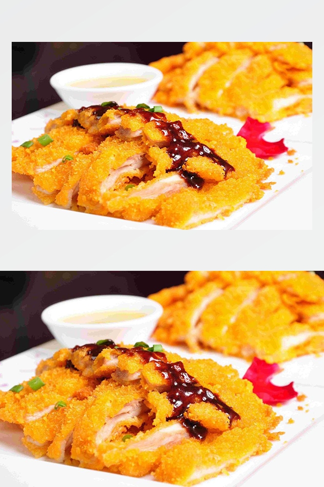 高清美食菜谱图片炸鸡腿鸡翅鸡块美工设计素材