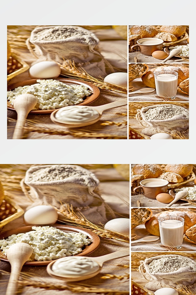 高清美食菜品菜谱JPG图片烤面包图库美工设计喷绘打印合成素材