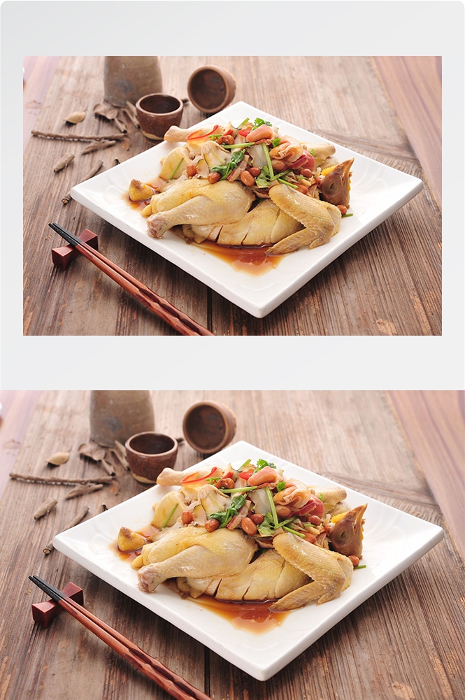 高清美食菜谱JPG图片白切鸡菜品摄影 (9)