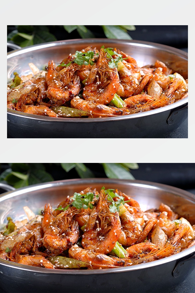高清美食菜品菜谱JPG图片香辣虾炒菜美工设计喷绘打印合成素材