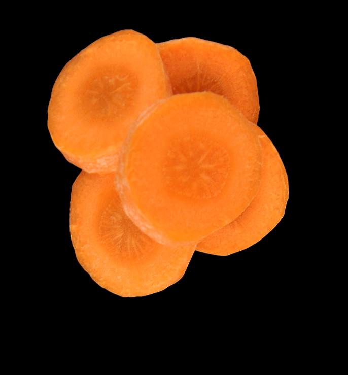 蔬菜食材切开的胡萝卜免抠元素65