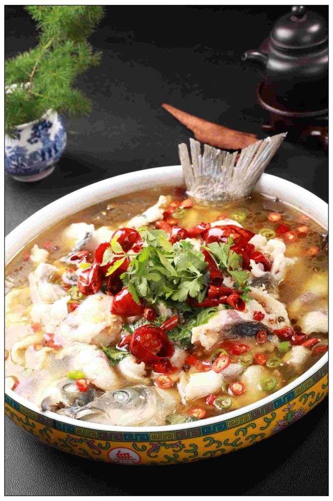 高清美食菜品菜谱酸菜鱼摄影美工设计喷绘打印合成素材 (4)