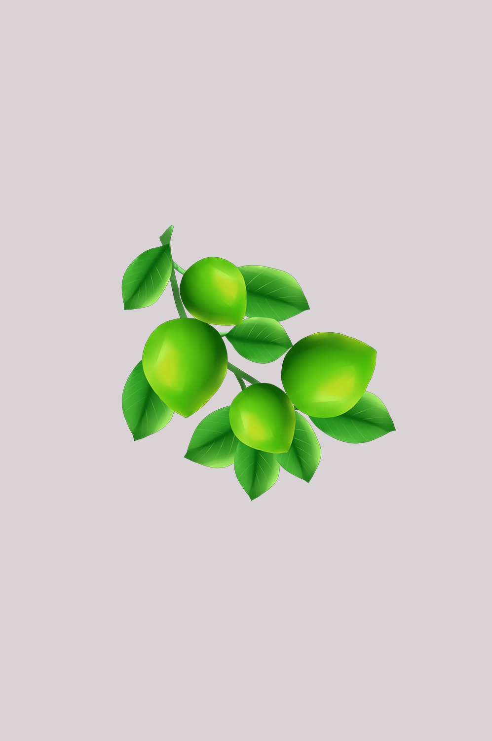卡通手绘水果青梅图案素材图片装饰插画免抠89