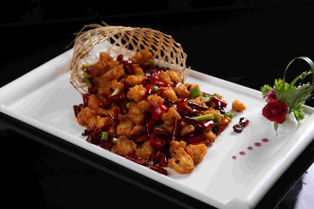 高清美食菜谱JPG图片辣子鸡川菜摄影美工设计喷绘打印合成素材 (7)