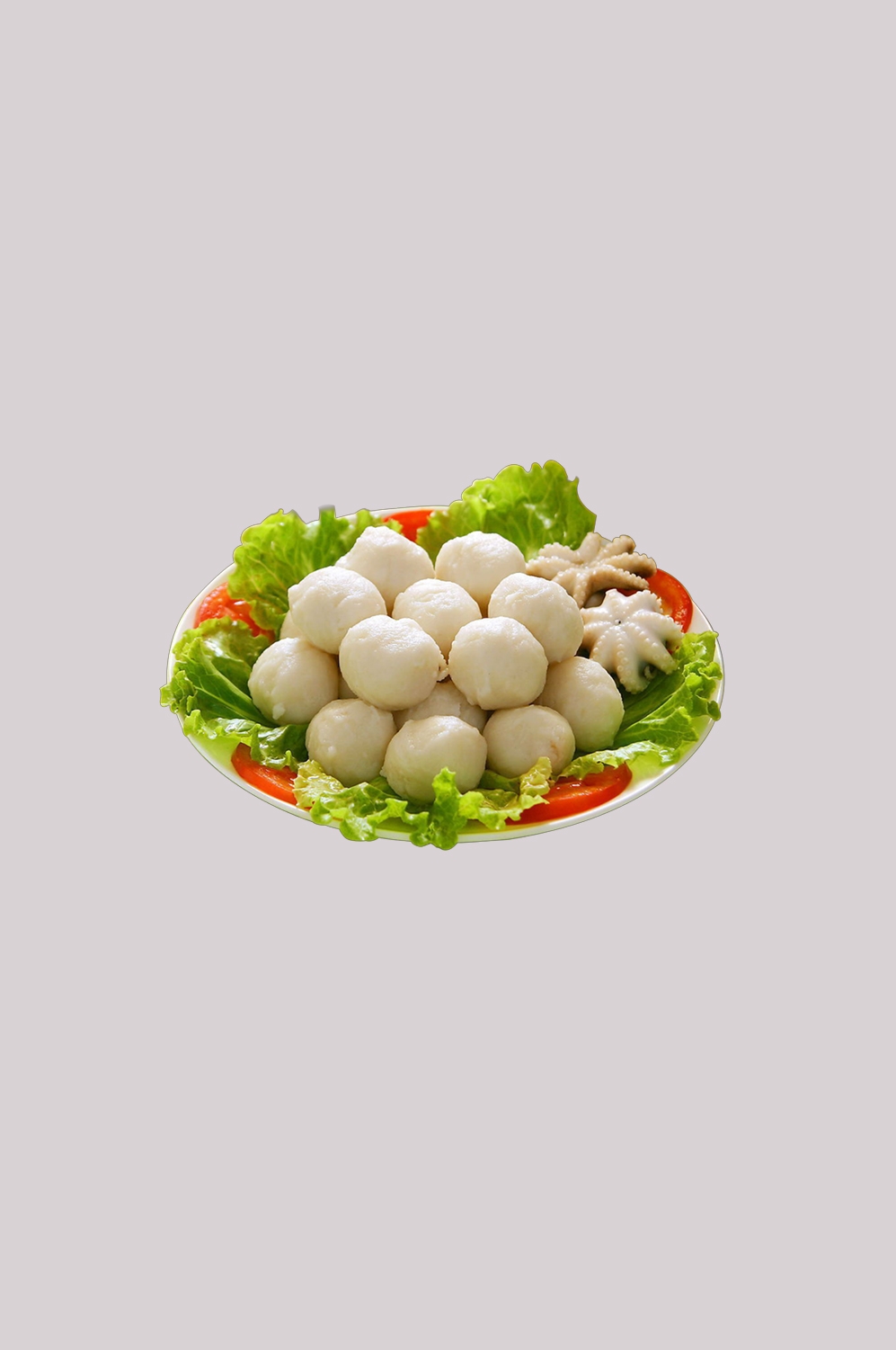 鱼肉丸子鱼丸图片元素透明背景免抠60