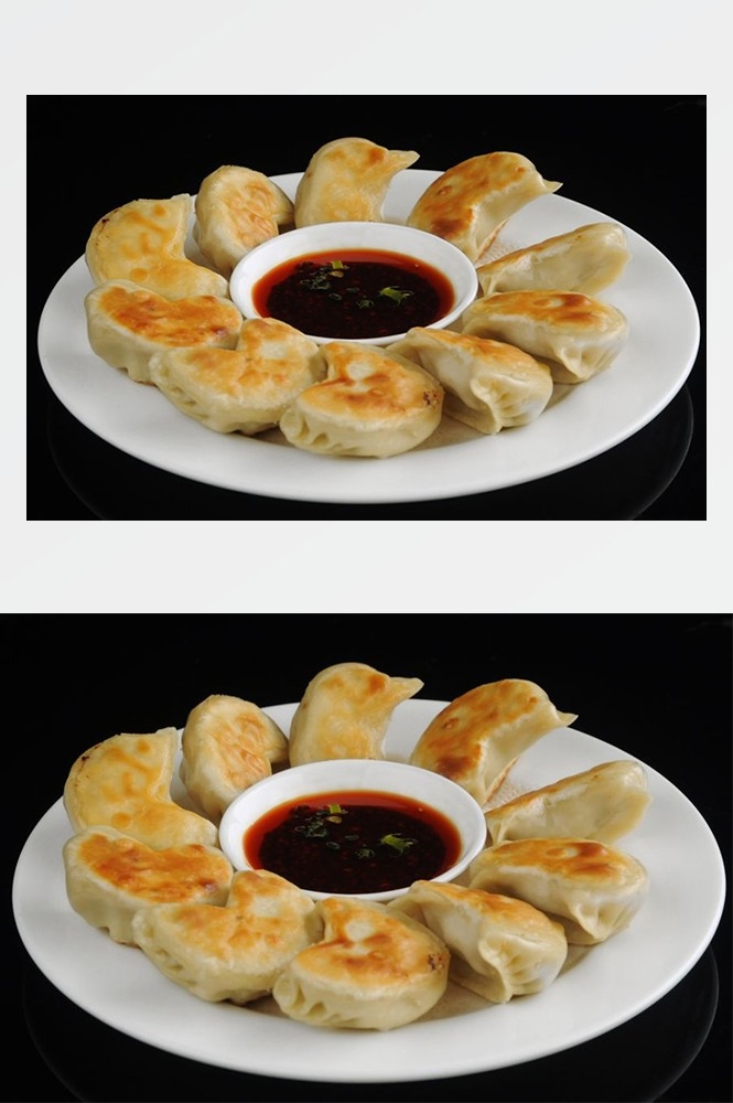 5高清美食菜品菜谱JPG图片生煎锅贴图库 (52)