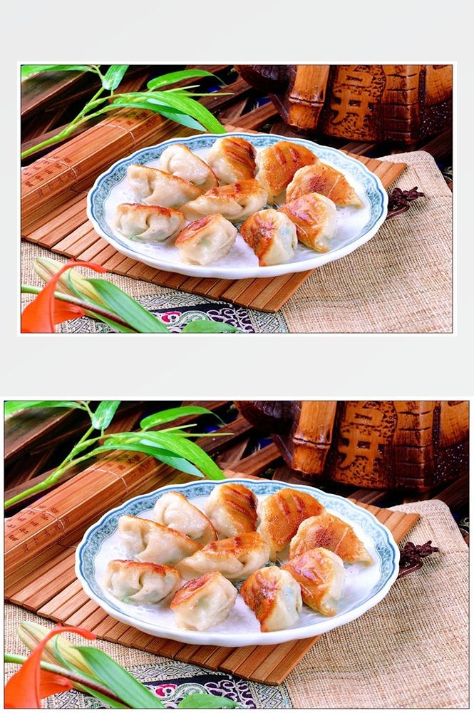 5高清美食菜品菜谱JPG图片生煎锅贴图库 (42)
