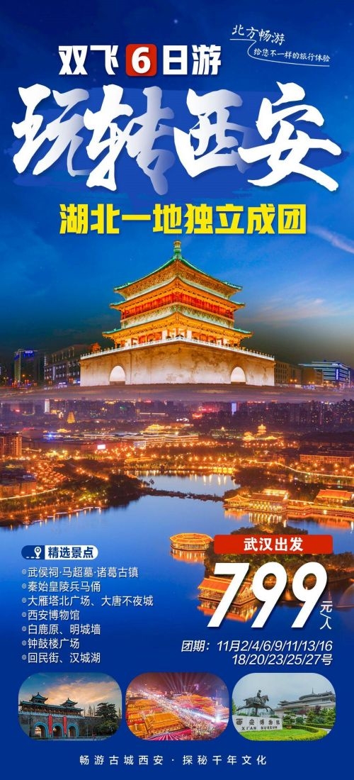陕西西安大唐延安陕北黄河壶口瀑布兵马俑旅游海报39