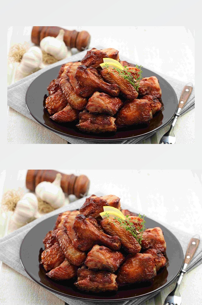 高清美食菜谱图片炸鸡腿鸡翅鸡块美工设计素材 (72)