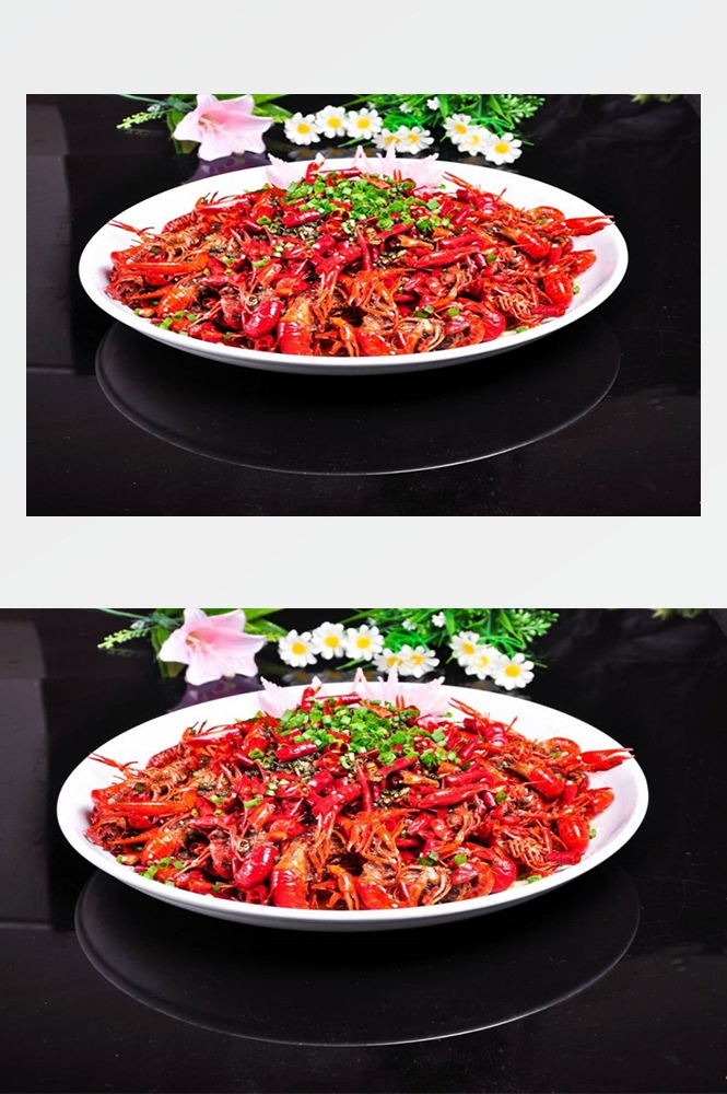 餐饮美食海报模板麻辣小龙虾香辣虾促销宣传广告素材 (56)