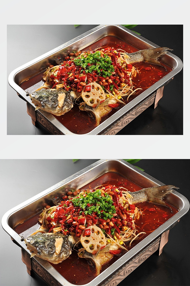 高清美食菜品菜谱JPG图片香辣烤鱼烧烤美工设计喷绘打印合成素材 (23)