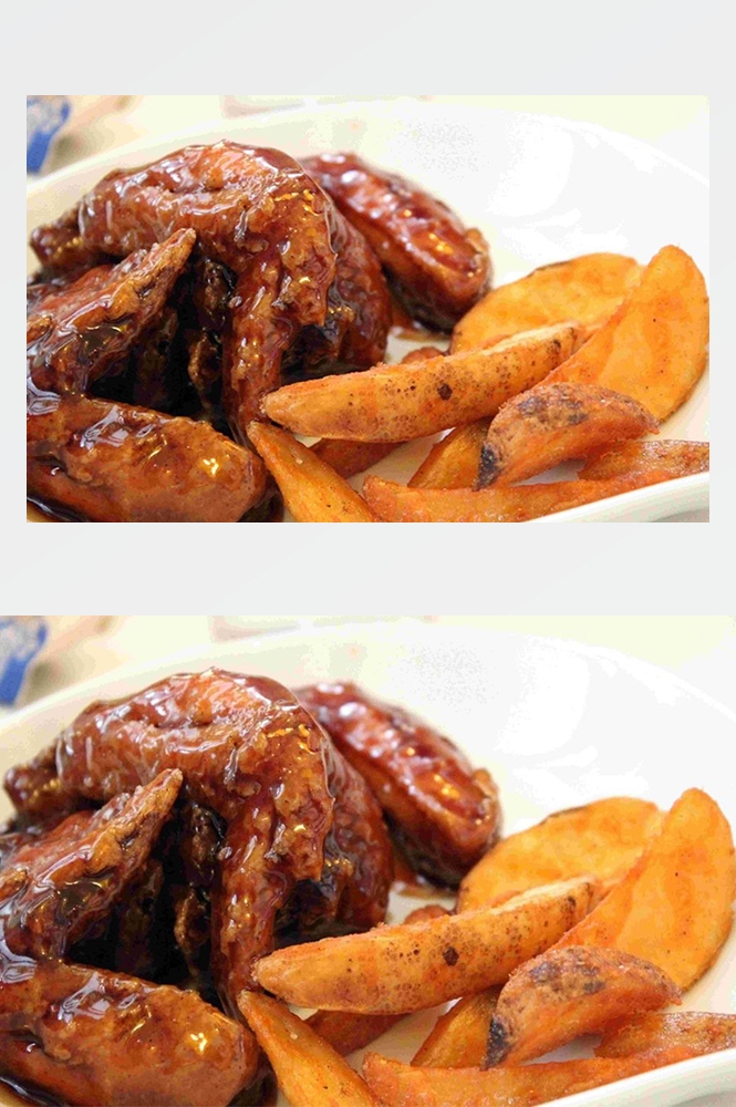高清美食菜谱图片炸鸡腿鸡翅鸡块美工设计素材