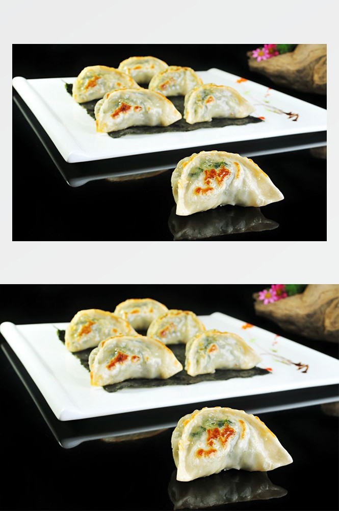 5高清美食菜品菜谱JPG图片生煎锅贴图库 (43)
