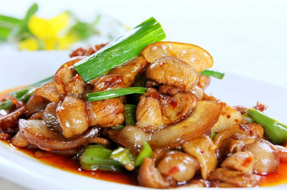 高清美食菜品菜谱回锅肉摄影美工设计喷绘打印合成素材 (12)