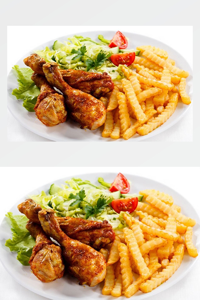 高清美食菜谱图片炸鸡腿鸡翅鸡块美工设计素材 (18)