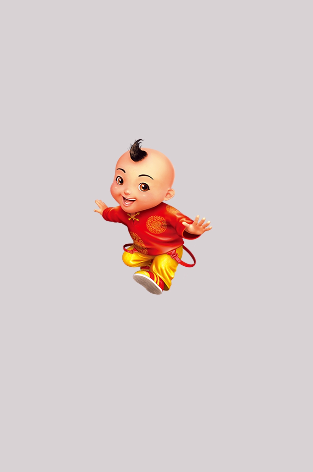 福娃素材喜庆节日海报设计福娃男娃女娃装饰元素免抠1
