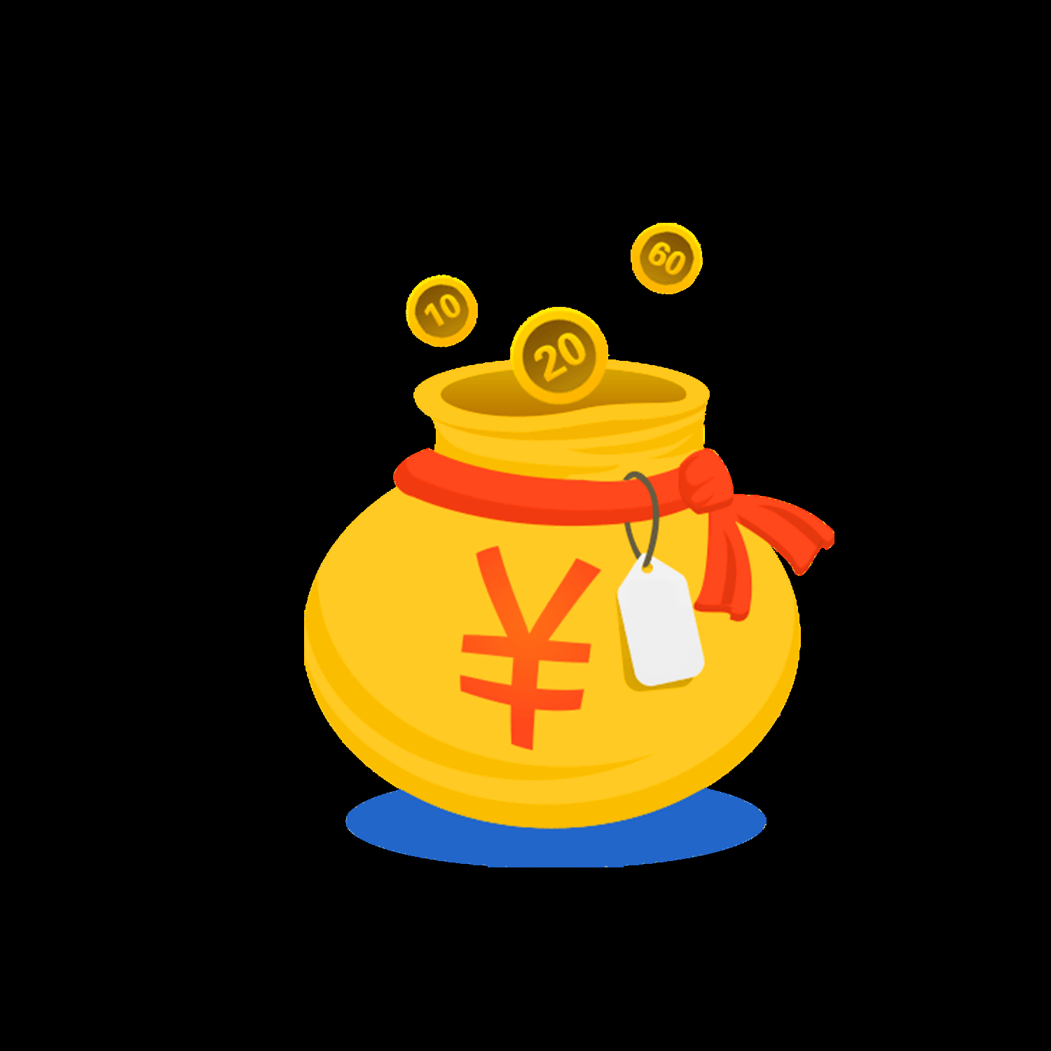 福袋钱袋插画图片装饰元素免抠素材57