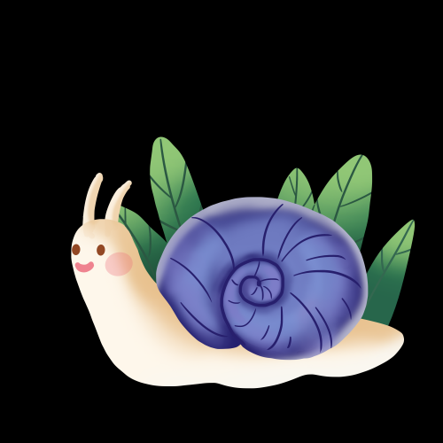 卡通蜗牛插画免抠素材元素25
