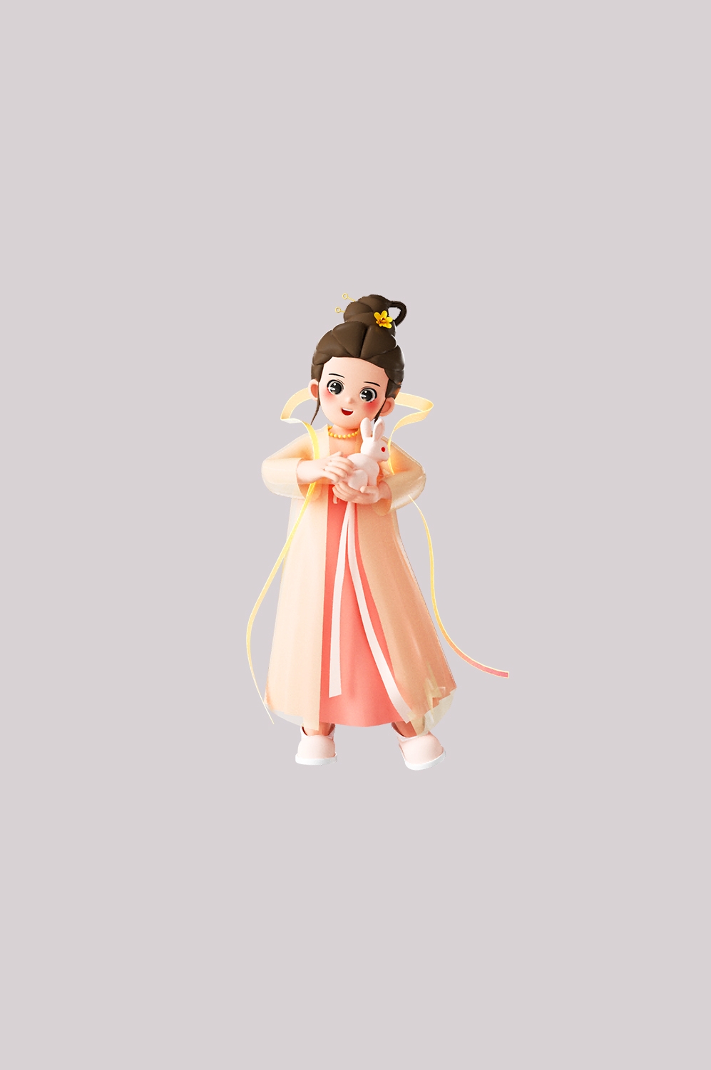 卡通嫦娥仙女中秋节免抠素材装饰元素86